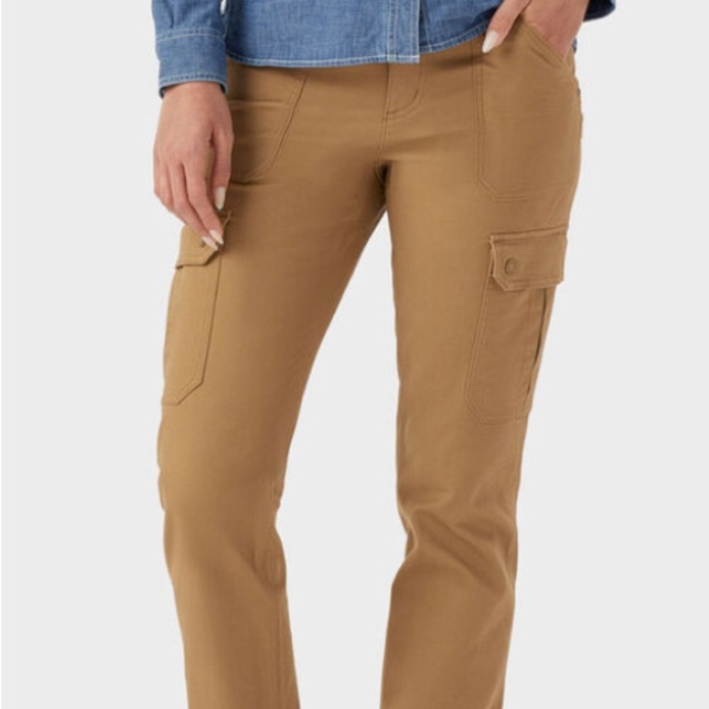 Duluth Trading Co Duluthflex Women’s Fire hose Slim Leg Cargo Pants NWT - Picture 5 of 6